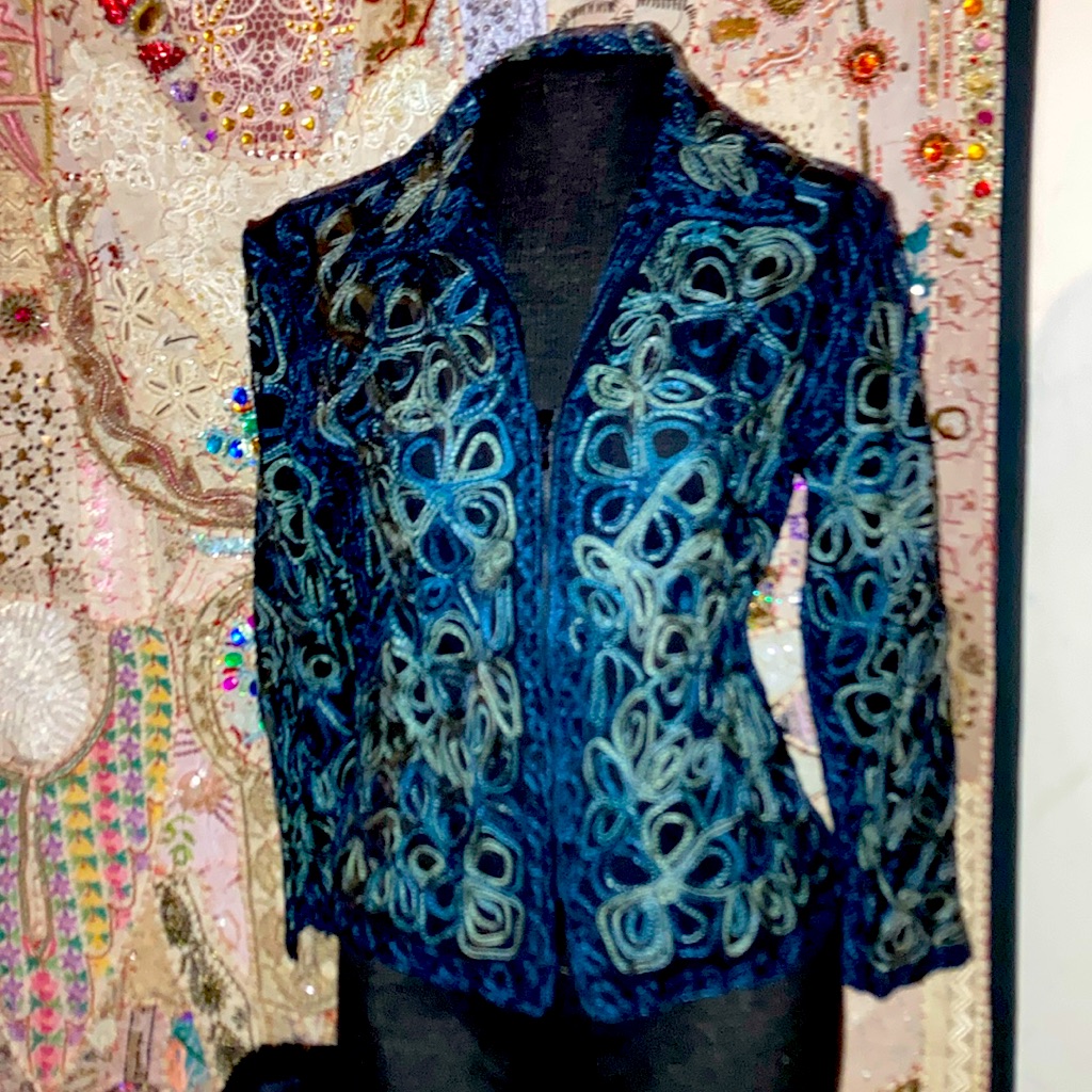 Double Zippered 85 Nylon 15 Lycra Jacket